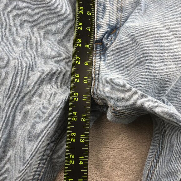 Levi's Mens Jeans Size 34x34 505 Slim Straight Leg Blue Denim Light Wash Casual - Picture 6 of 12